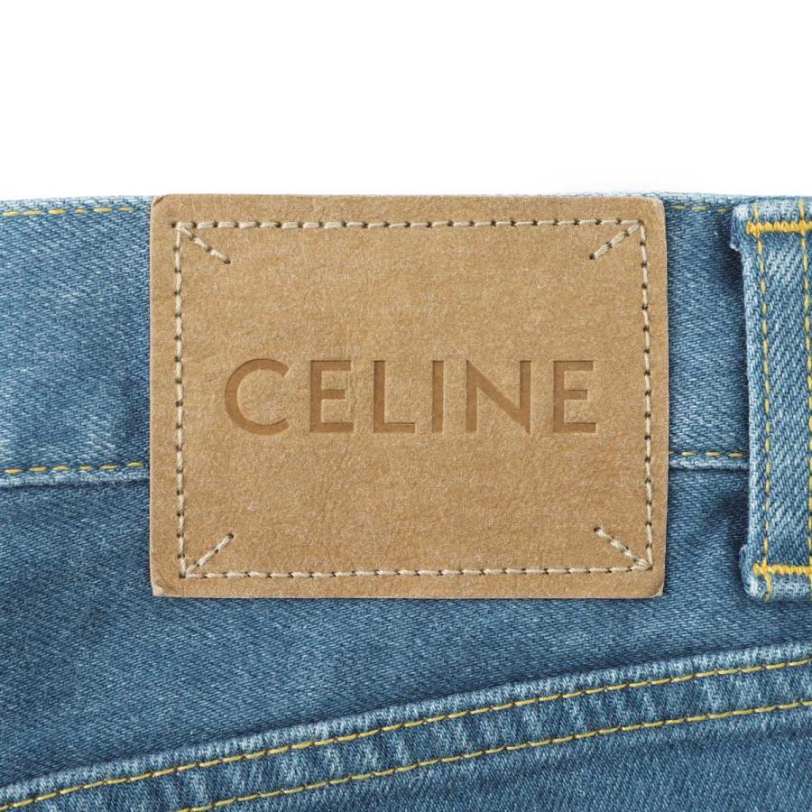 セリーヌ CELINE ジップフライジーンズ フレアジーンズ ブルー メンズ rp073-0d38-gbv7の画像