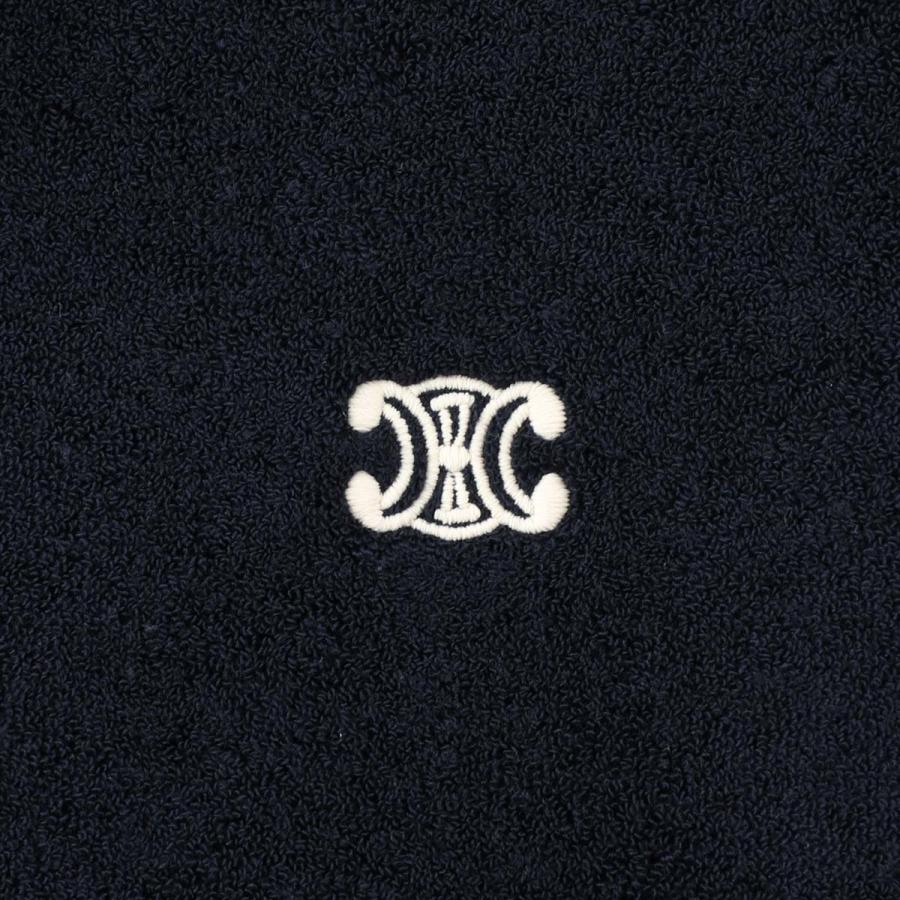 セリーヌ CELINE ミニワンピース MINI ROBE POLO TRIOMPHE ポロドレス ブルー レディース rr0e5-0a80-07ycの画像