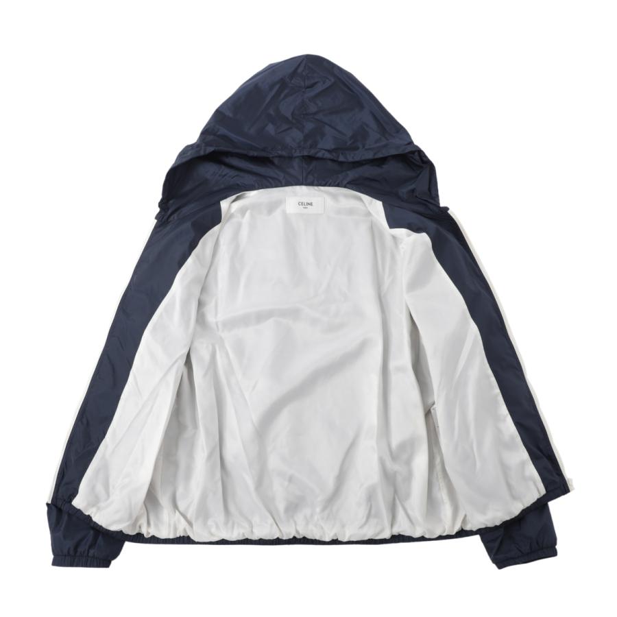 未使用 CELINE 22AW エディ期 カモフラ ロゴ ウインドブレーカー CELINE セリーヌ 21AW バックロゴ オーバーサイズ カーフスキン