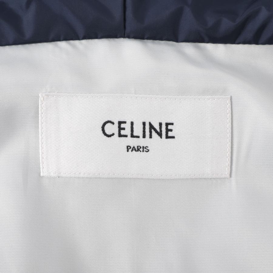 未使用 CELINE 22AW エディ期 カモフラ ロゴ ウインドブレーカー CELINE セリーヌ 21AW バックロゴ オーバーサイズ カーフスキン