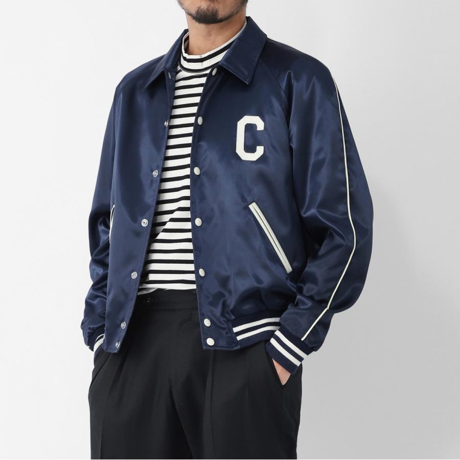 CELINE セリーヌ ブルゾン テディジャケット ブルー メンズ rv08u-0550  