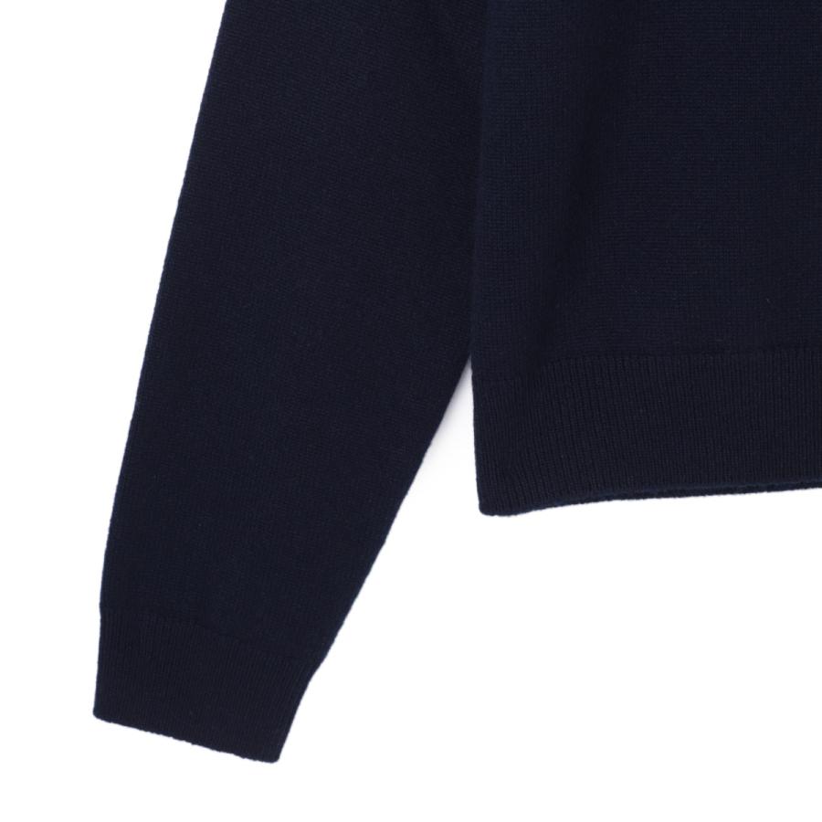 CELINE（セリーヌ） クルーネック カーディガン ブルー レディース