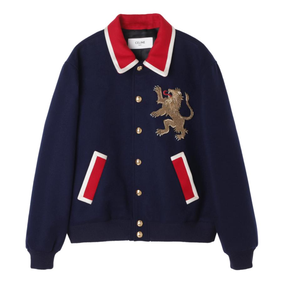 [あす着] セリーヌ CELINE ブルゾン テディジャケット メンズ TEDDY TRESSE PATCH LION CELINE（セリーヌ） ブルゾン TEDDY TRESSE PATCH LION テディ