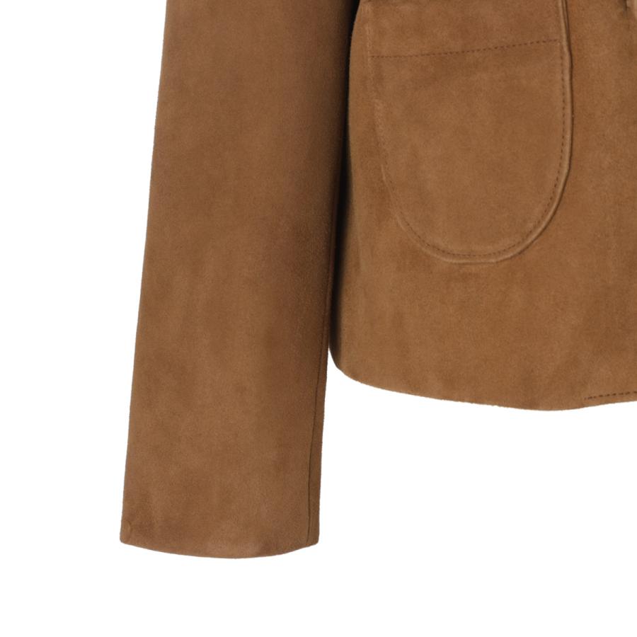 CELINE（セリーヌ） レザージャケット VESTE DROITE COL ROND スエード
