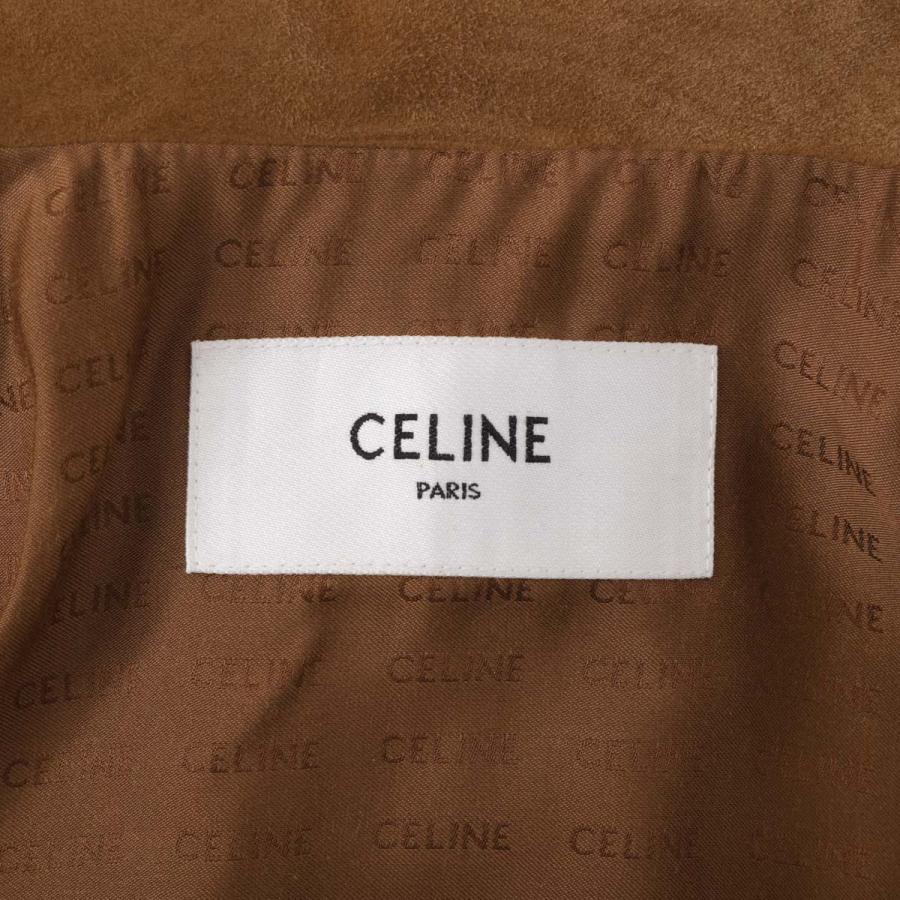 CELINE（セリーヌ） レザージャケット VESTE DROITE COL ROND スエード