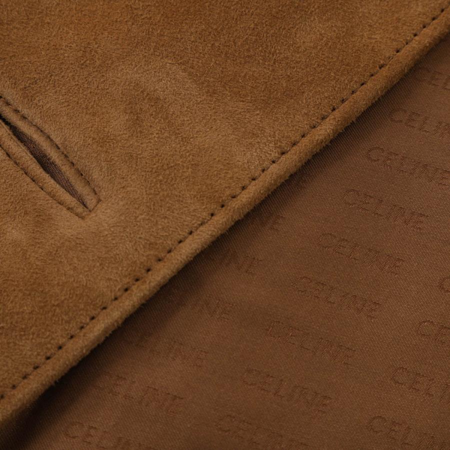 CELINE（セリーヌ） レザージャケット VESTE DROITE COL ROND スエード
