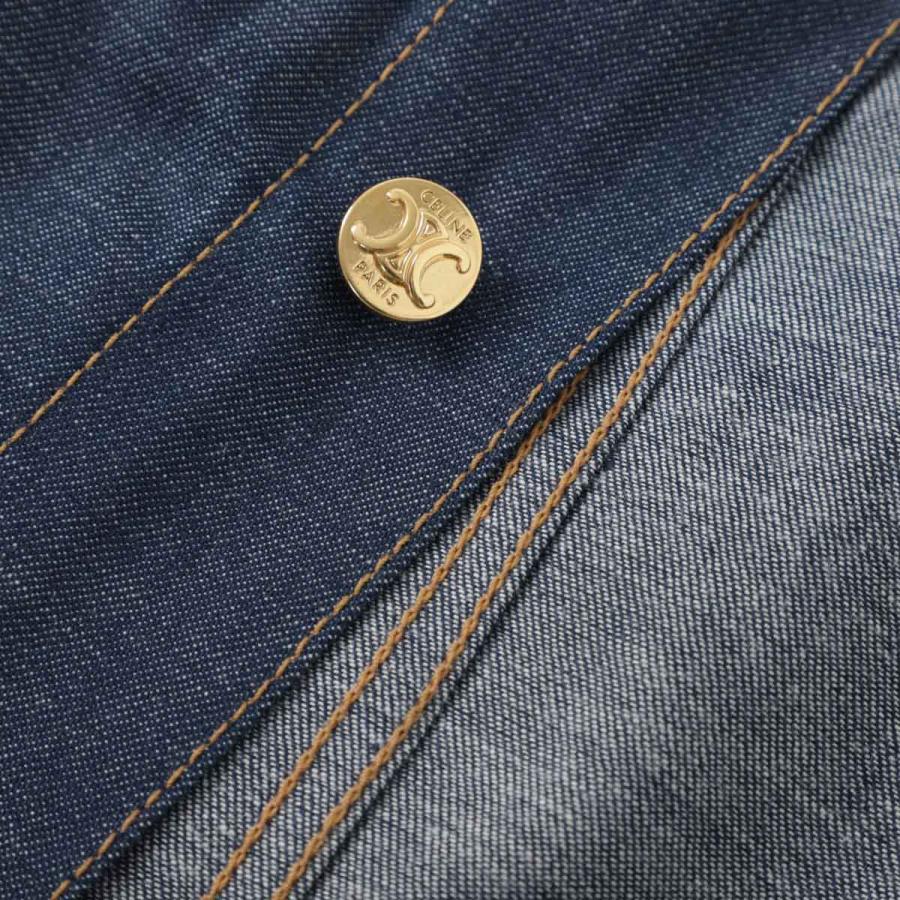 CELINE セリーヌ デニムジャケット ブルー レディース rv0n3