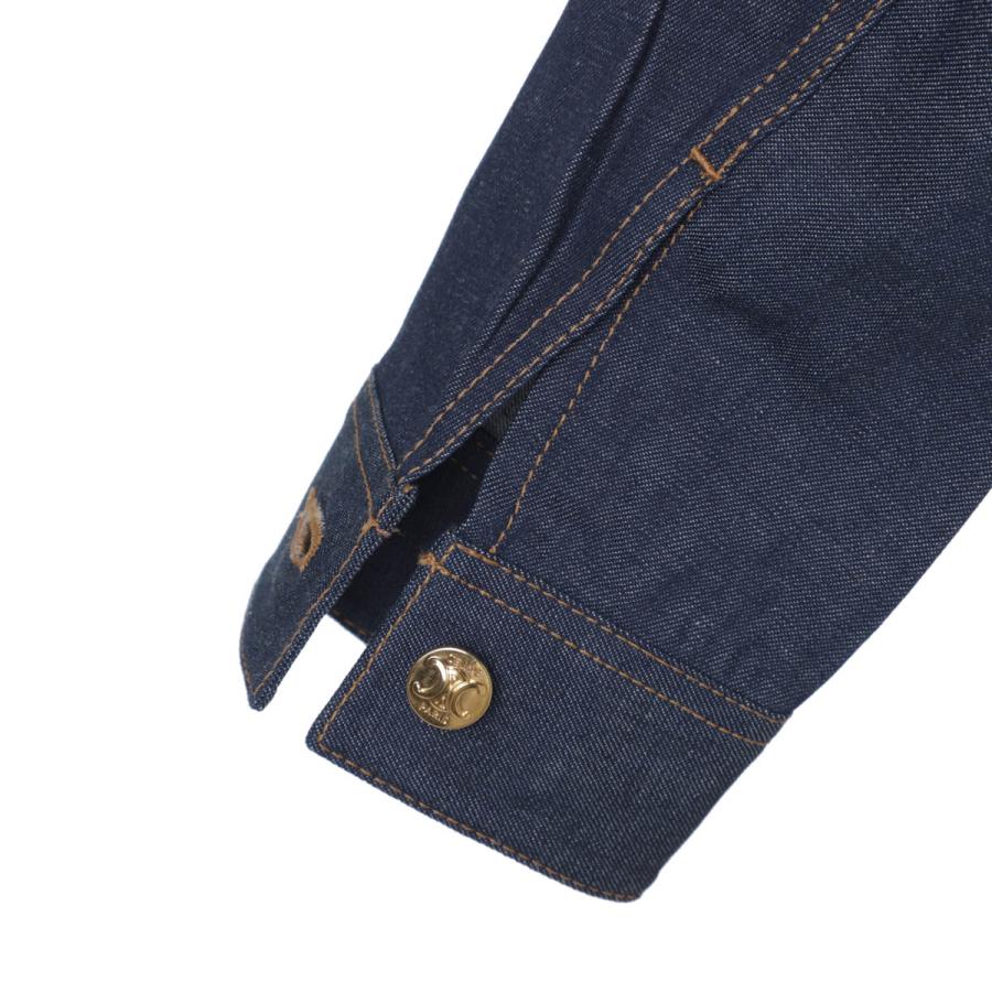 CELINE セリーヌ デニムジャケット ブルー レディース rv0n3