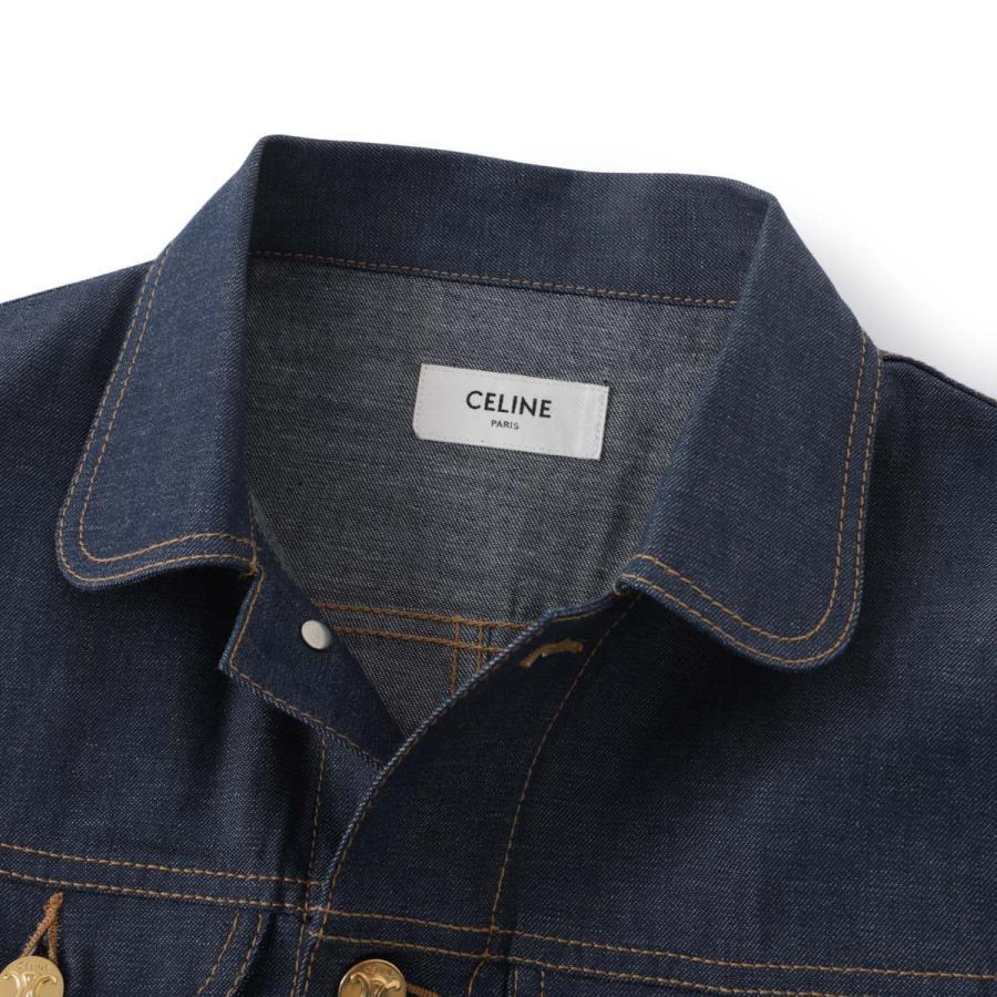 CELINE（セリーヌ） デニムジャケット ブルー レディース rv0n3-0842