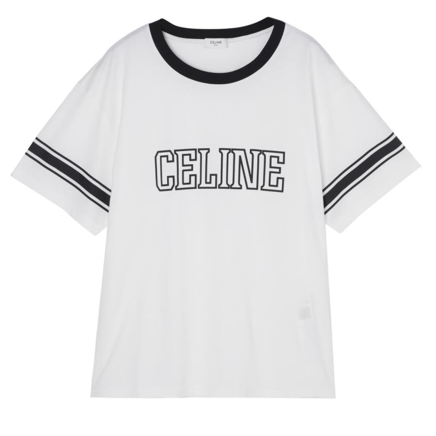 CELINE クルーネックTシャツ rx02n-671q CELINE セリーヌ クルーネックTシャツ TSHIRT LOOSE COLLEGE