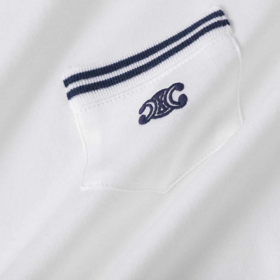CELINE（セリーヌ） クルーネックTシャツ T-SHIRT 70'S POCHE TRIOMPHE