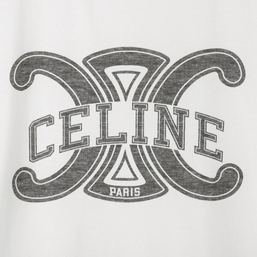 CELINE（セリーヌ） クルーネックTシャツ LOOSE T-SHIRT ホワイト