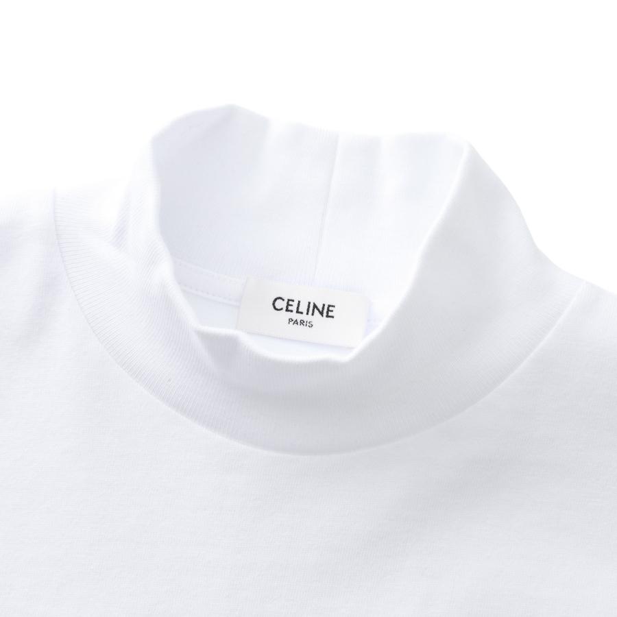 CELINE（セリーヌ） モックネック Tシャツ ホワイト レディース rx0dl