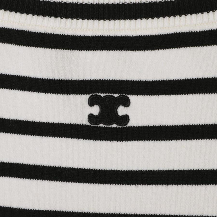 [あす着] セリーヌ CELINE クルーネックニット レディース MARINIERE TRIOMPHE CELINE（セリーヌ） クルーネックニット MARINIERE TRIOMPHE マルチ