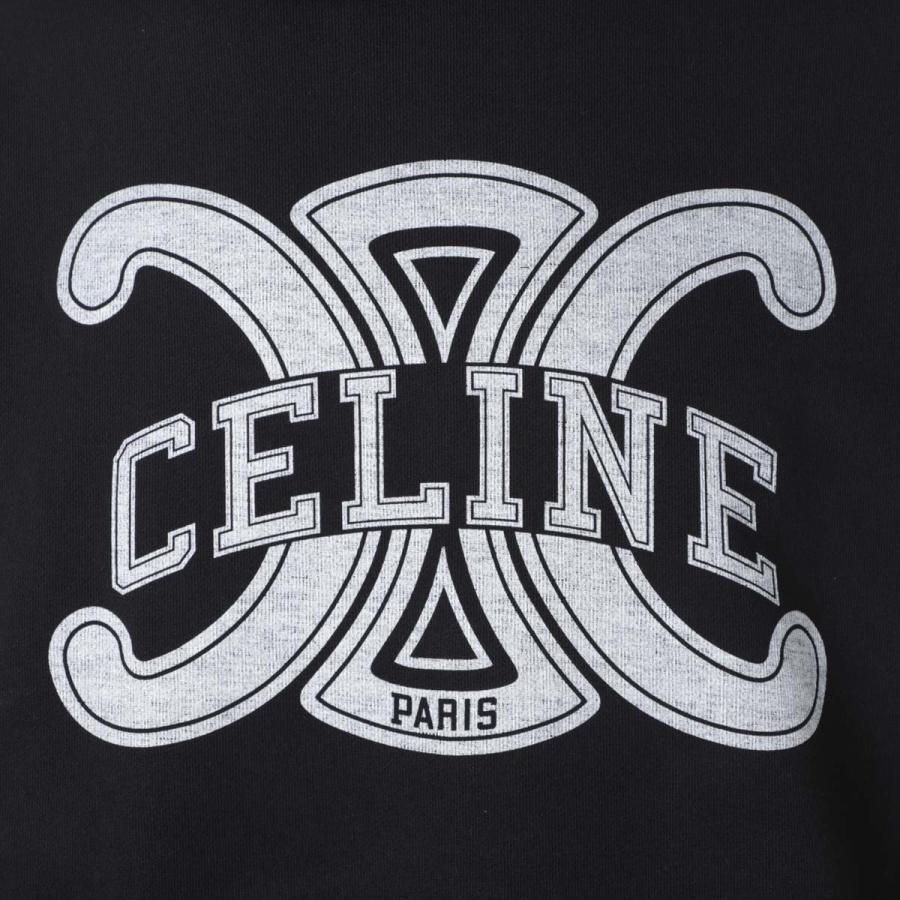 セリーヌ CELINE パーカ LOOSE HOODIE フーディ ブラック メンズ ry0jh-670q-38awの画像