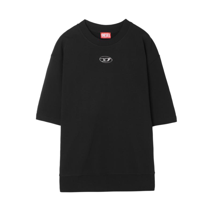 DIESEL ディーゼル 半袖スウェット S-COOLING-L1 ブラック