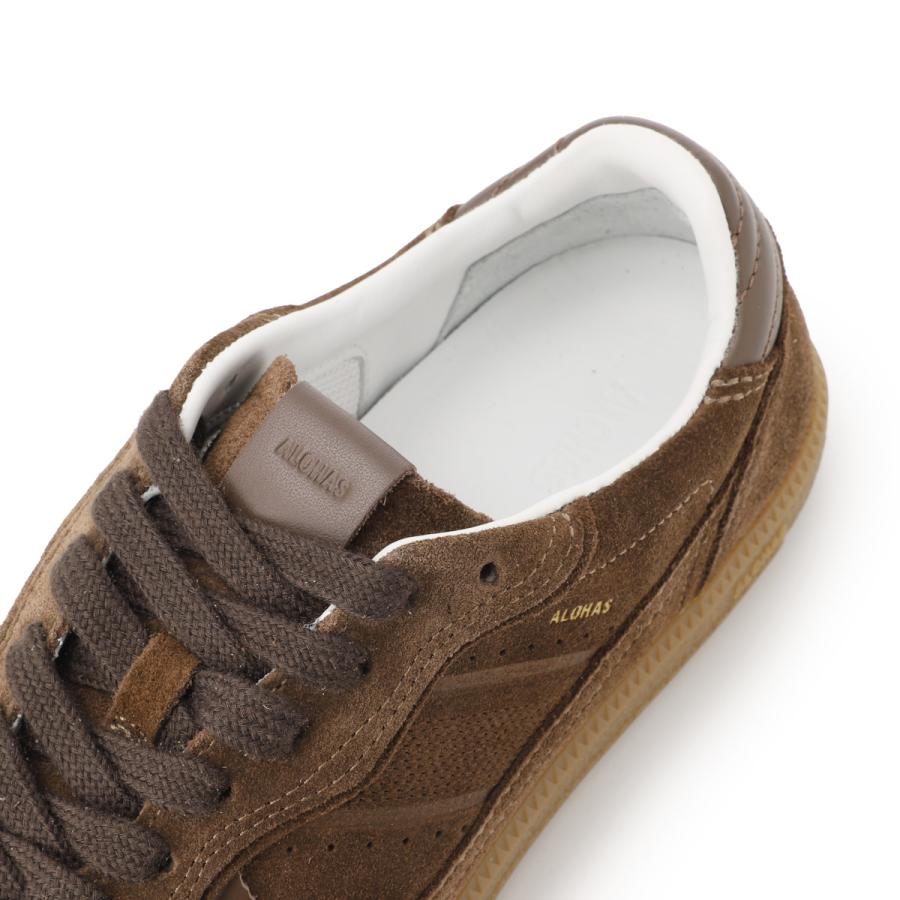 アロハス ALOHAS スニーカー TB.490 Rife Leather Sneakers スエード ロートップ ラバーソール 大きいサイズあり レディース s100471-05-rife-chocolate-brownの画像