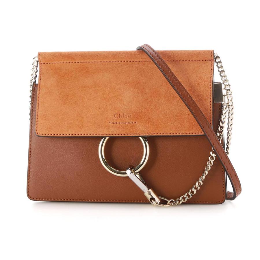 Chloe クロエ ショルダーバッグ FAYE フェイ ブラウン レディース 