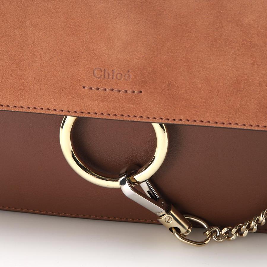 Chloe クロエ ショルダーバッグ FAYE フェイ ブラウン レディース 