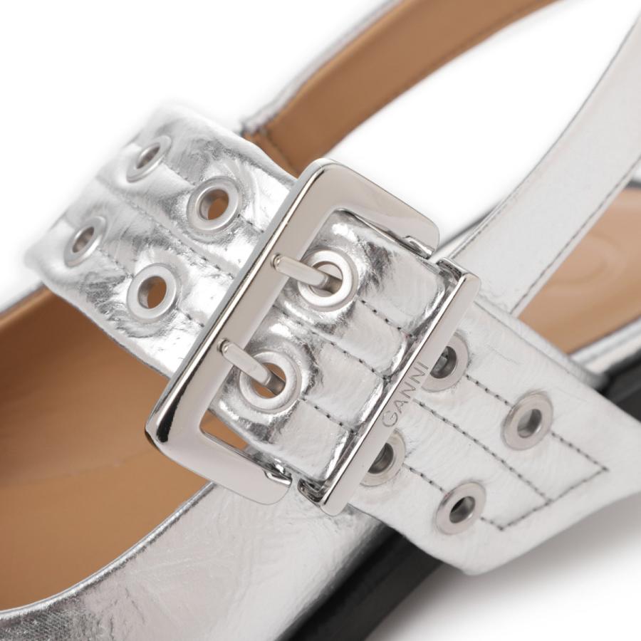 GANNI（ガニー） バレリーナシューズ FEMININE BUCKLE BALLERINA