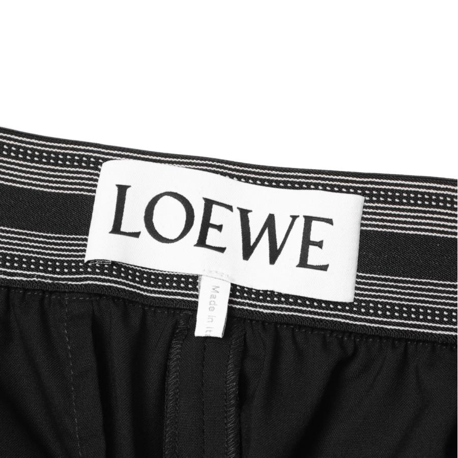 LOEWE（ロエベ） ウールパンツ トラウザーズ ブラック レディース