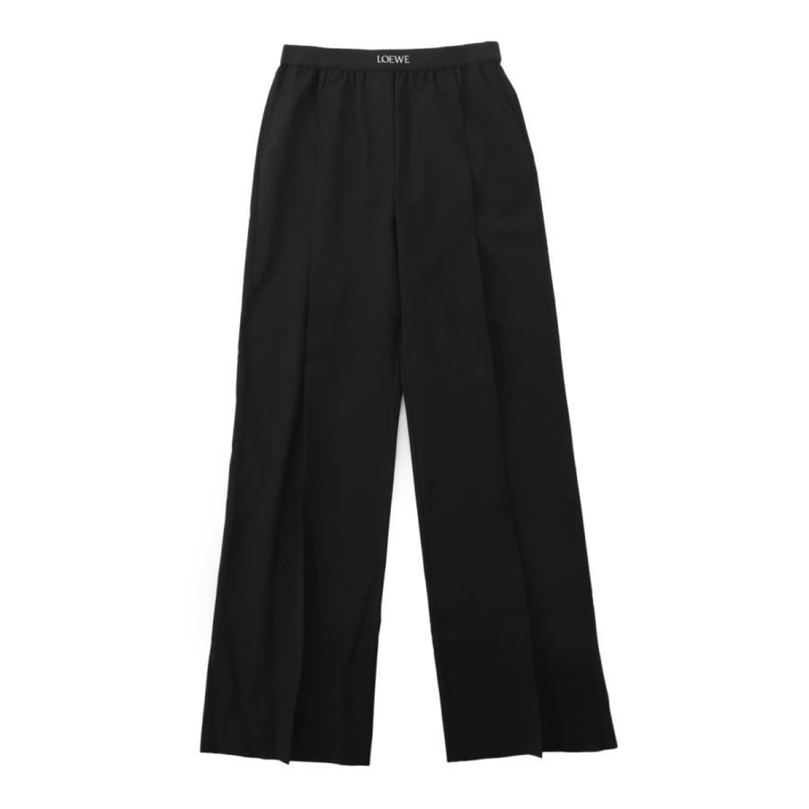 LOEWE（ロエベ） ウールパンツ トラウザーズ ブラック レディース