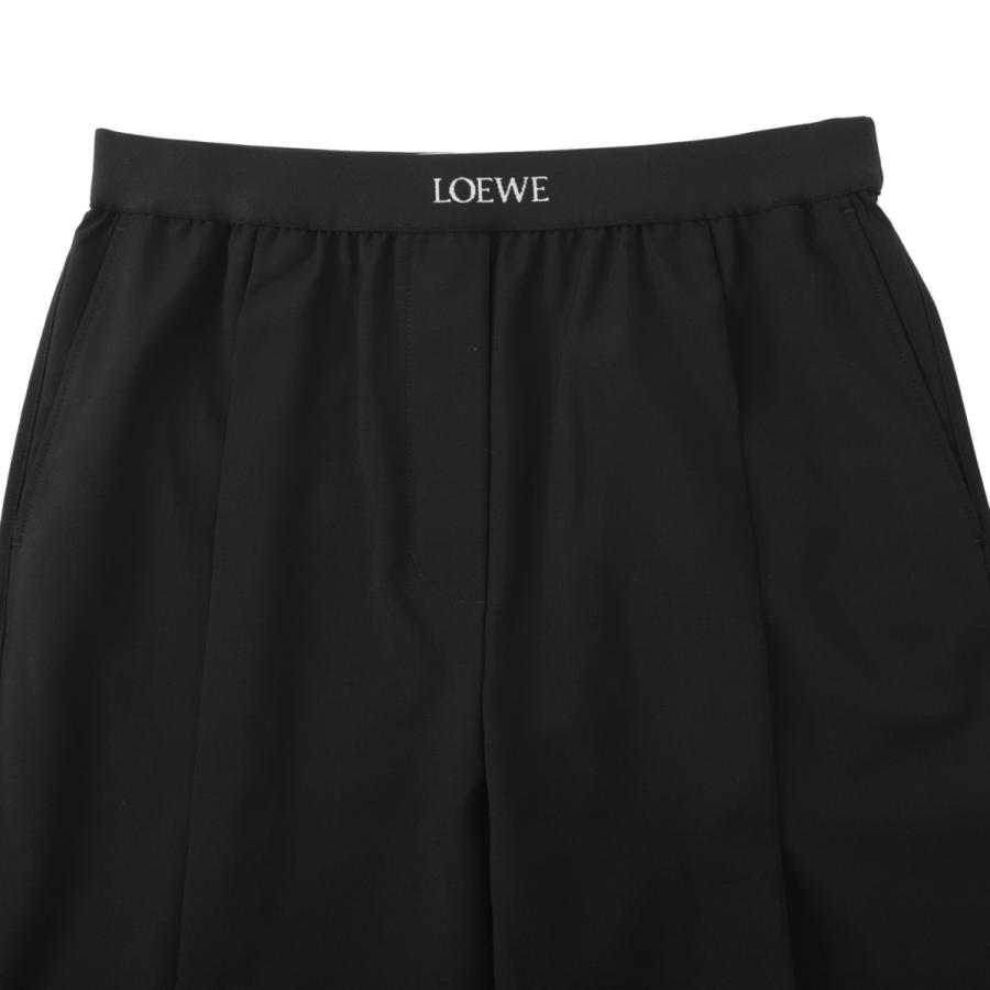 LOEWE（ロエベ） ウールパンツ トラウザーズ ブラック レディース