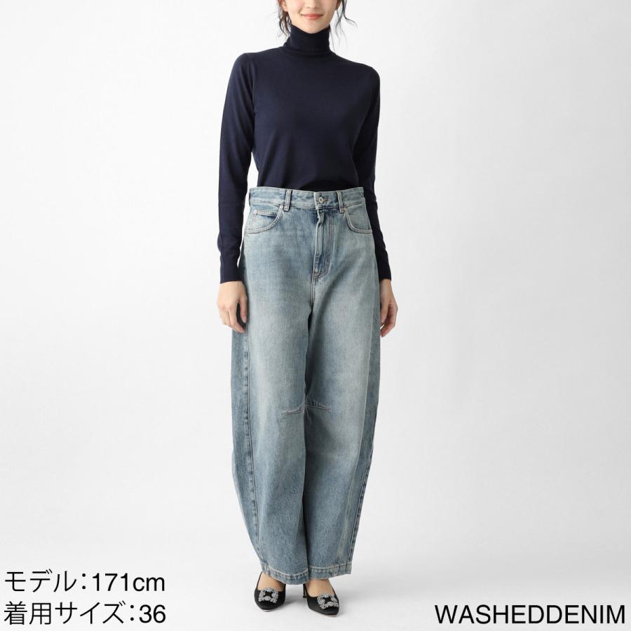 LOEWE（ロエベ） ジップフライジーンズ ANAGRAM BARREL JEANS バレル