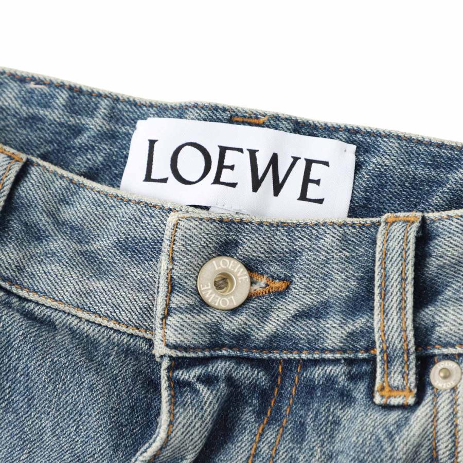 LOEWE（ロエベ） ジップフライジーンズ ANAGRAM BARREL JEANS バレル