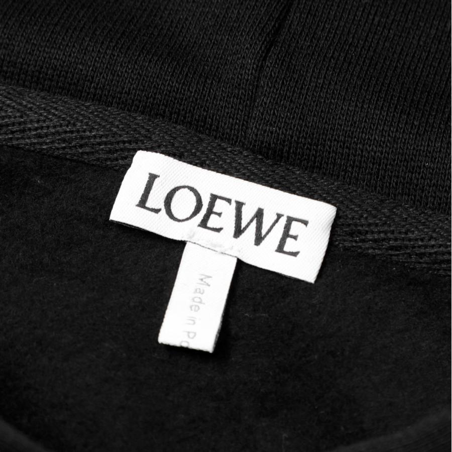 LOEWE（ロエベ） パーカ CROPPED HOODIE フーディ ブラック レディース