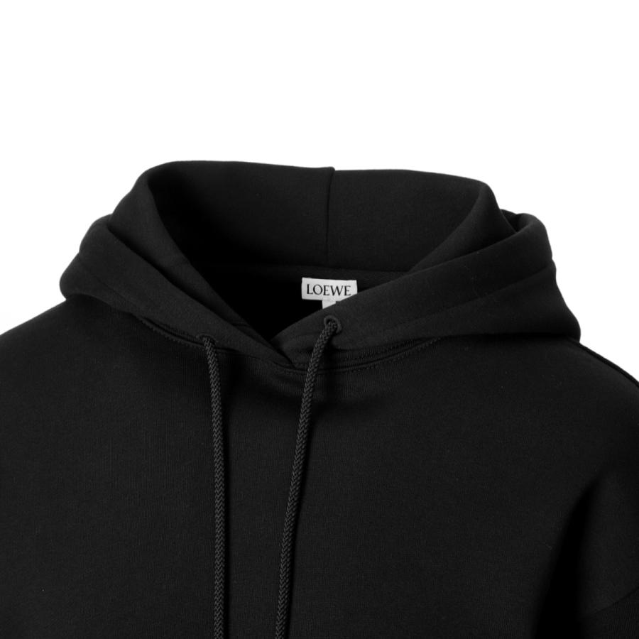 LOEWE（ロエベ） パーカ CROPPED HOODIE フーディ ブラック レディース