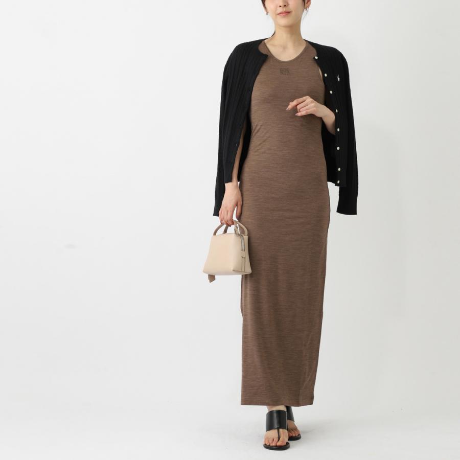 LOEWE（ロエベ） ワンピース ANAGRAM TANK DRESS AF ブラウン