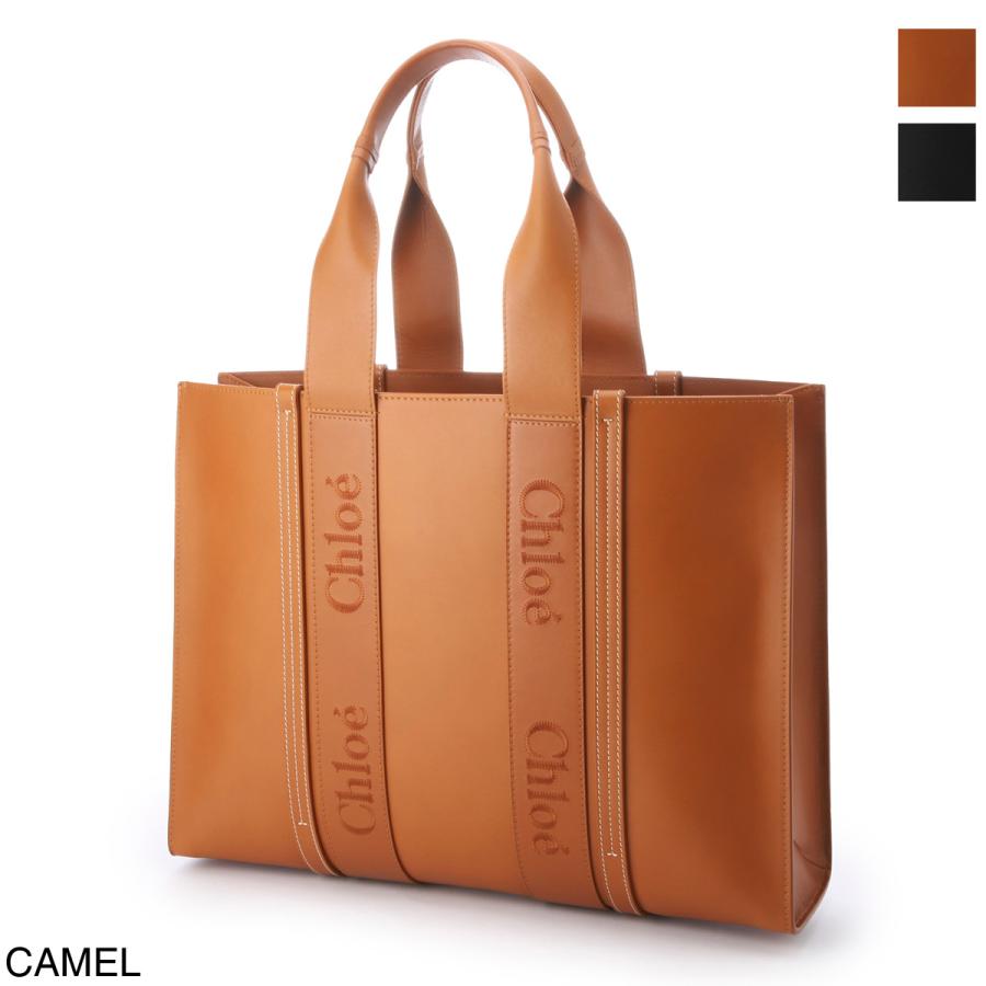 Chloe クロエ　ハンドバッグ　キャメル Chloe（クロエ） トートバッグ WOODY LARGE レディース chc22ws382i60