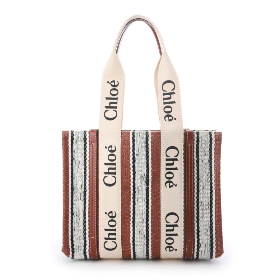 Chloe（クロエ） トートバッグ WOODY MEDIUM マルチカラー レディース