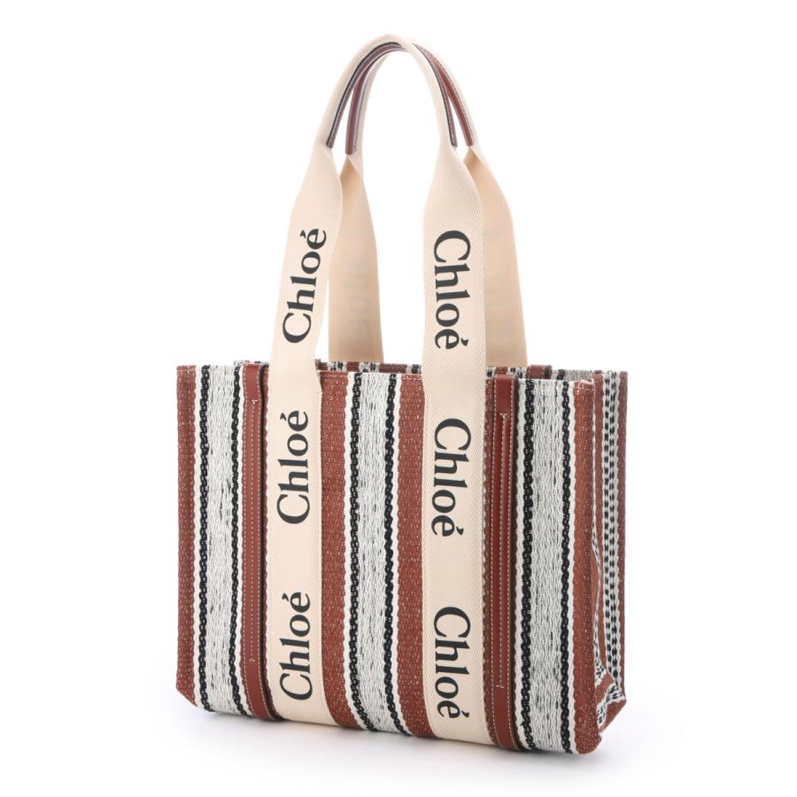 Chloe（クロエ） トートバッグ WOODY MEDIUM マルチカラー レディース