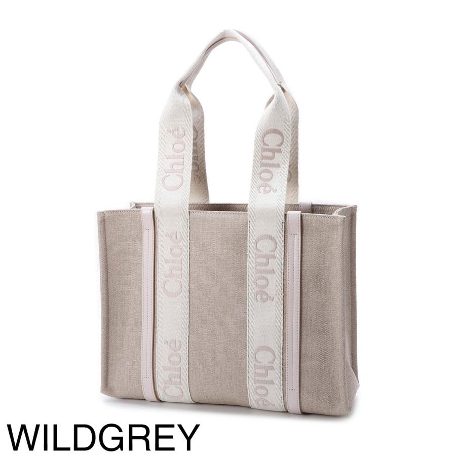 Chloe（クロエ） トートバッグ WOODY MEDIUM レディース chc23us383k37