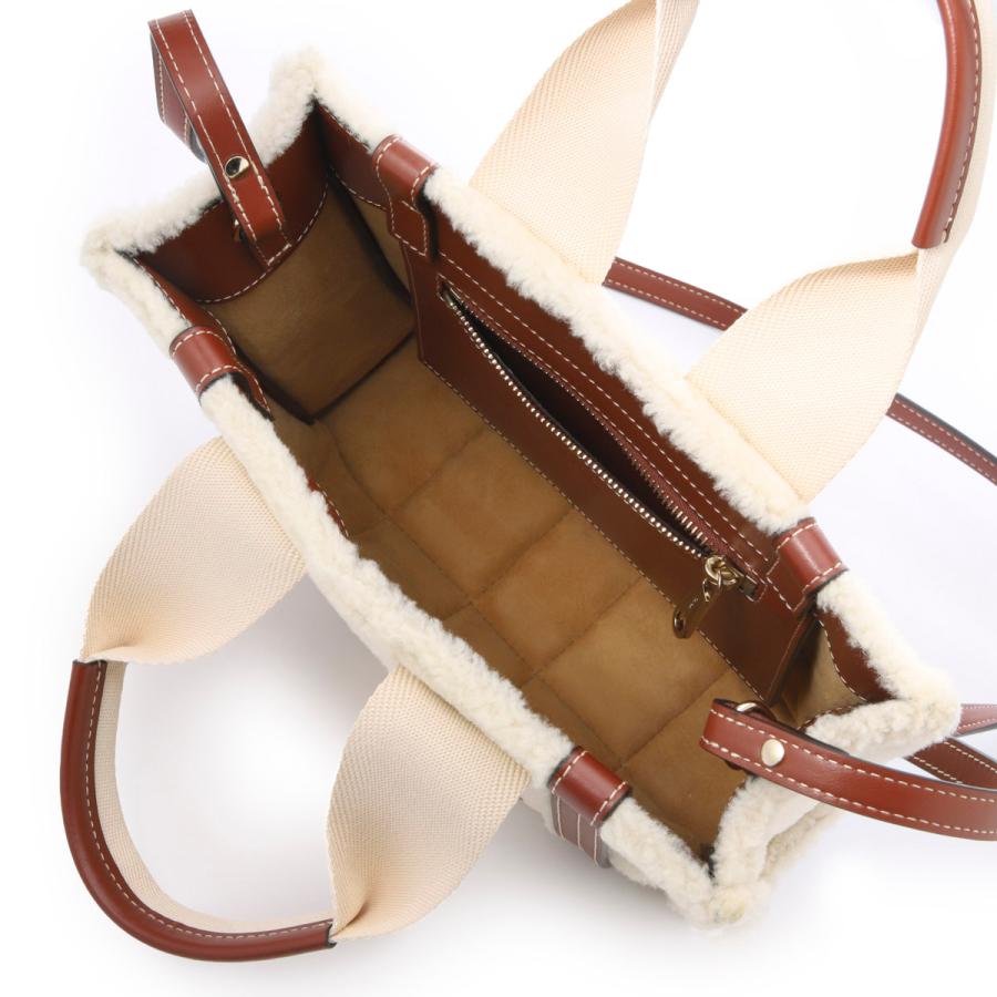 Chloe（クロエ） トートバッグ WOODY SMALL ショルダーバッグ ベージュ