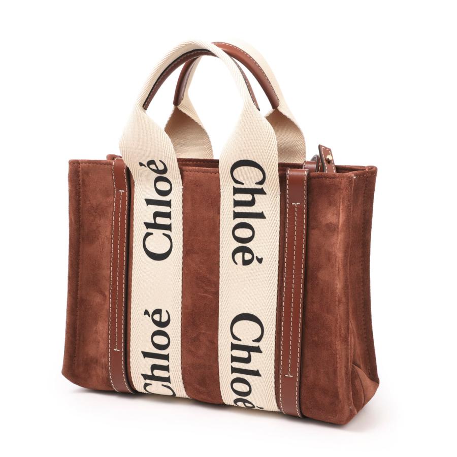 Chloe（クロエ） トートバッグ 2WAY WOODY SMALL ショルダーバッグ