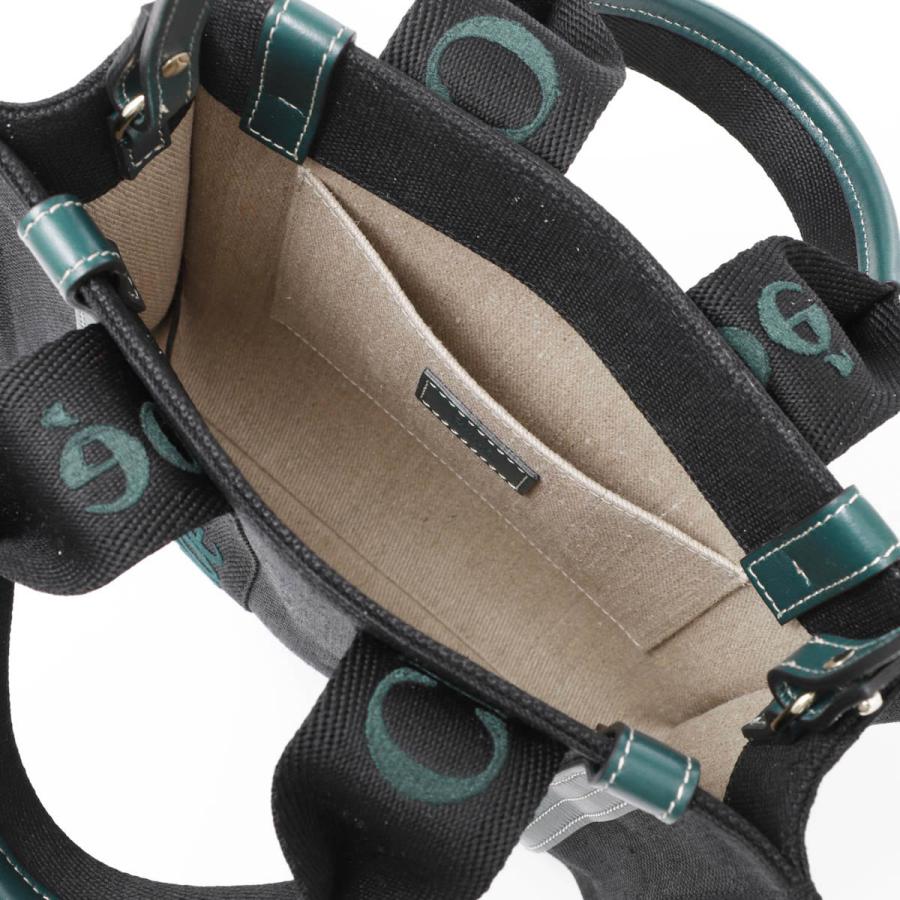 クロエ Chloe トートバッグ 2WAY WOODY SMALL レディース chc23as397l17-920-blackgreen1の画像