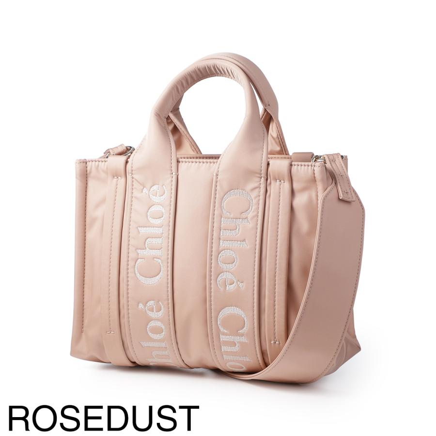 Chloe（クロエ） トートバッグ 2WAY WOODY SMALL レディース : モダン