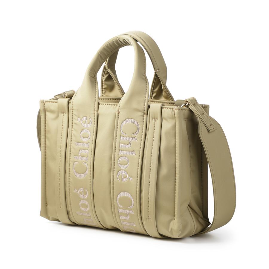 Chloe（クロエ） トートバッグ 2WAY WOODY SMALL レディース : モダン