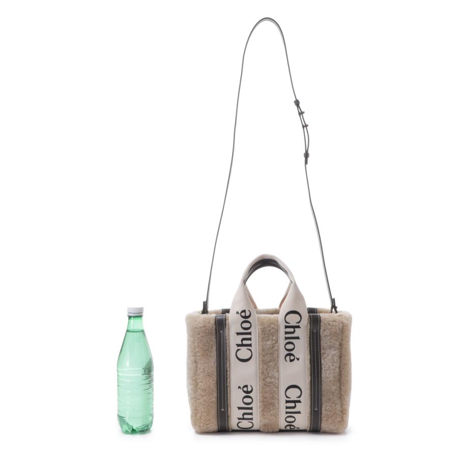 クロエ Chloe トートバッグ 3WAY WOODY SMALL ベージュ レディース ch25ws397q44-24m-summerybeigeの画像