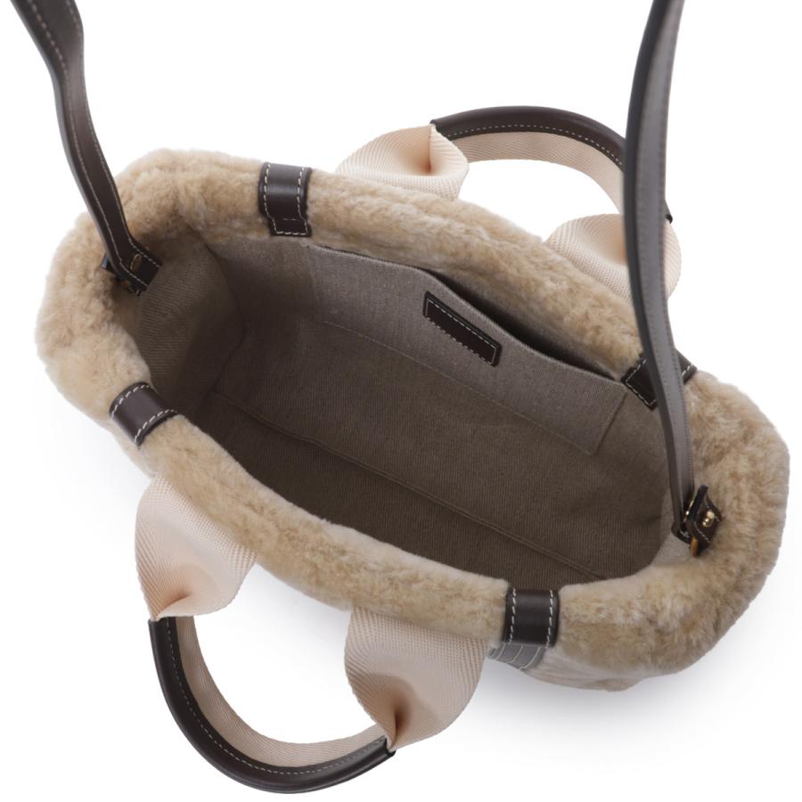 Chloe（クロエ） トートバッグ 3WAY WOODY SMALL ベージュ レディース