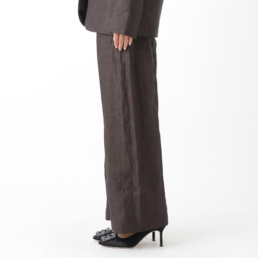 ロエベ LOEWE スラックス HIGH WAISTED TROUSERS トラウザーズ ブラウン レディース s540y04xhd-3110の画像