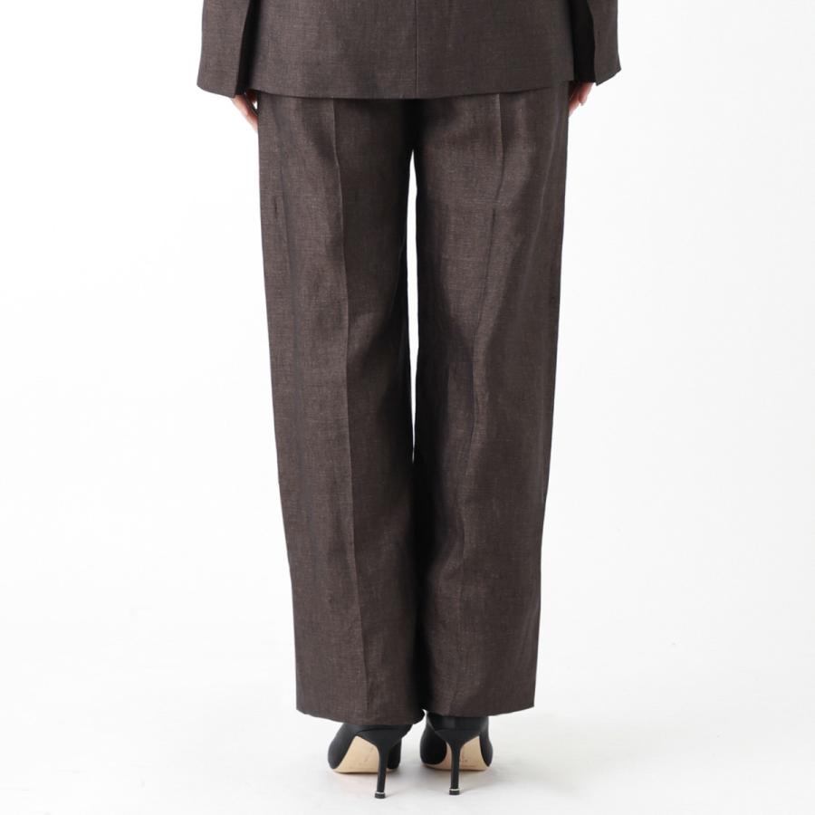 ロエベ LOEWE スラックス HIGH WAISTED TROUSERS トラウザーズ ブラウン レディース s540y04xhd-3110の画像
