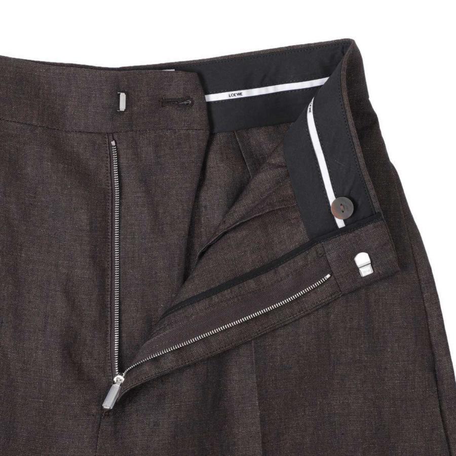 ロエベ LOEWE スラックス HIGH WAISTED TROUSERS トラウザーズ ブラウン レディース s540y04xhd-3110の画像