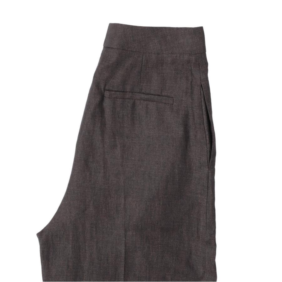 ロエベ LOEWE スラックス HIGH WAISTED TROUSERS トラウザーズ ブラウン レディース s540y04xhd-3110の画像