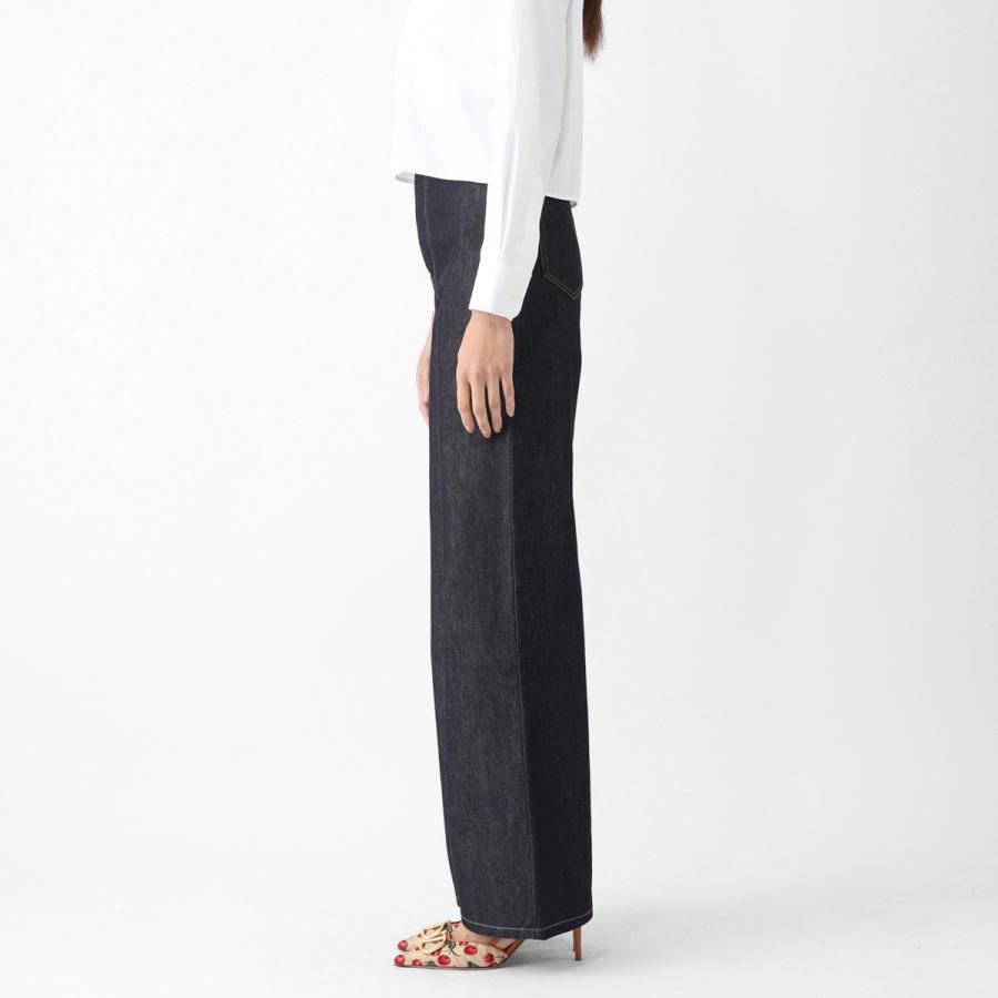 LOEWE（ロエベ） ボタンフライジーンズ HIGH WAISTED JEANS ブルー