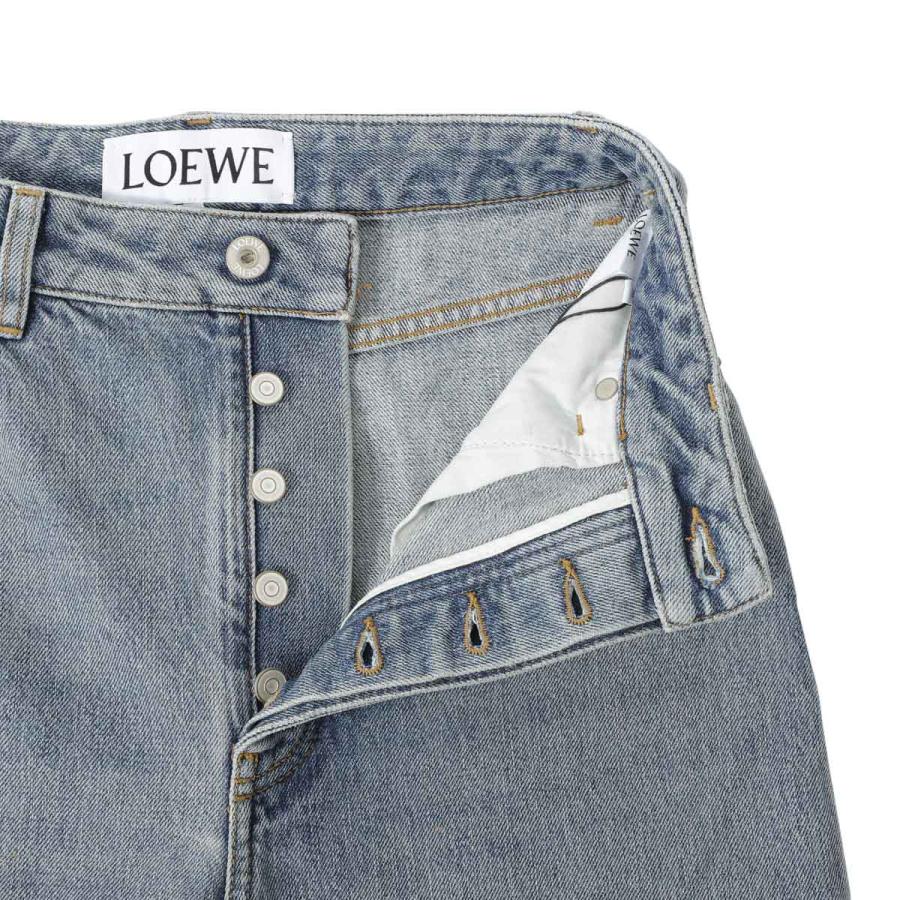 LOEWE ロエベ ボタンフライジーンズ HIGH WAISTED JEANS ブルー LOEWE ロエベ ボタンフライジーンズ HIGH WAISTED JEANS ブルー