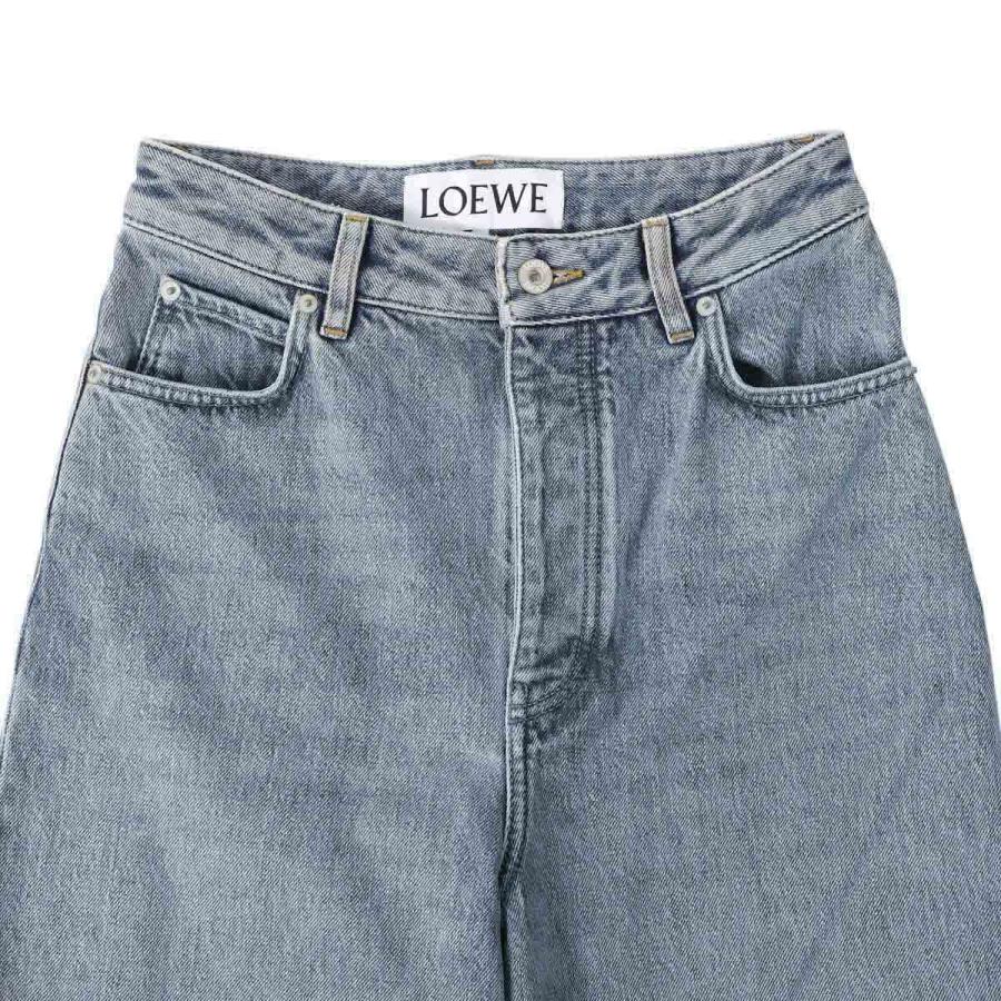 LOEWE ロエベ ボタンフライジーンズ HIGH WAISTED JEANS ブルー LOEWE ロエベ ボタンフライジーンズ HIGH WAISTED JEANS ブルー